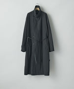 画像をギャラリービューアに読み込む, ssstein(シュタイン)のWINDPROOF NYLON DOUBLE BREASTED COAT - BLACK 公式通販サイトsession福岡セレクトショップ
