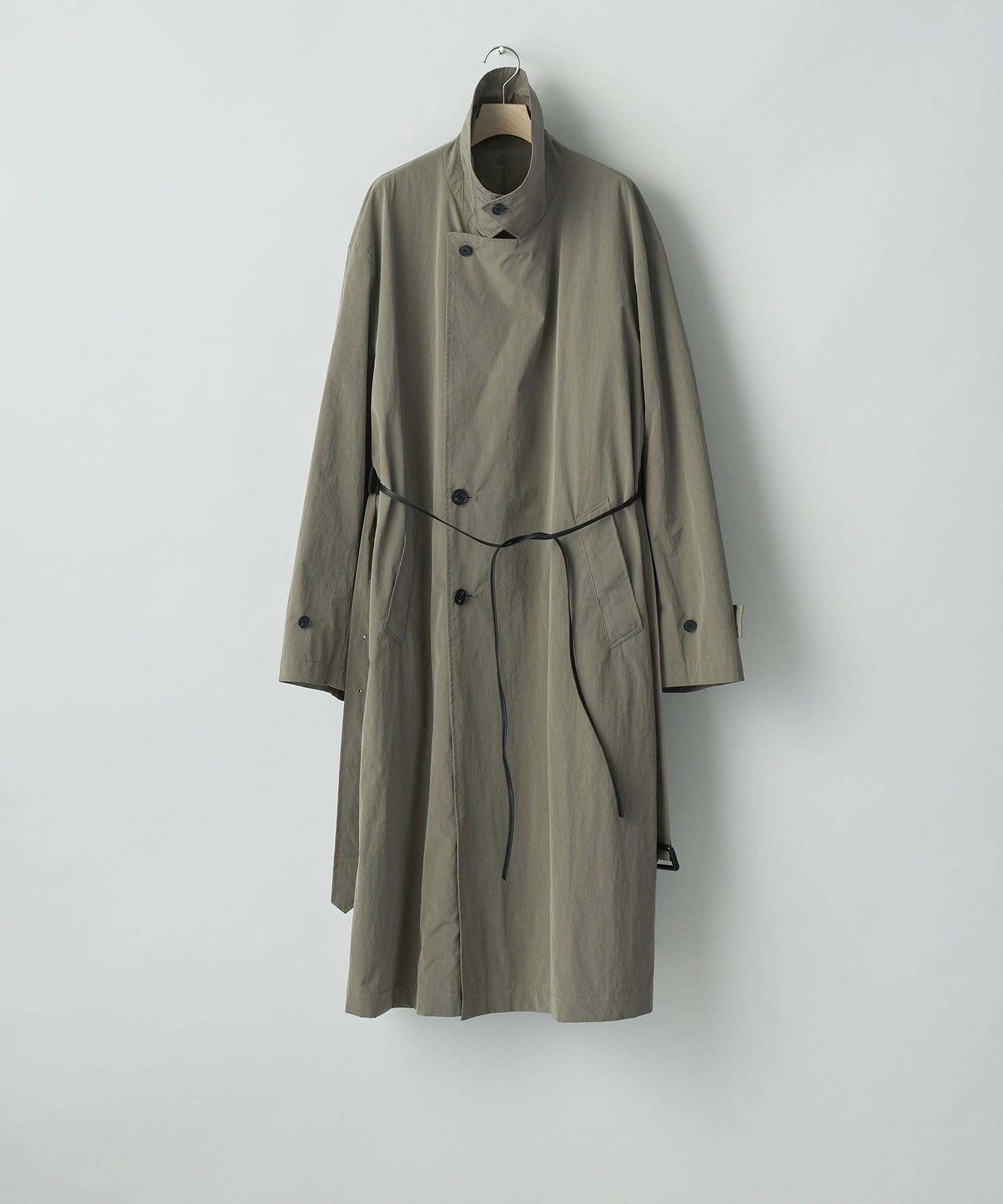 ssstein(シュタイン)のWINDPROOF NYLON DOUBLE BREASTED COAT - TAUPE 公式通販サイトsession福岡セレクトショップ