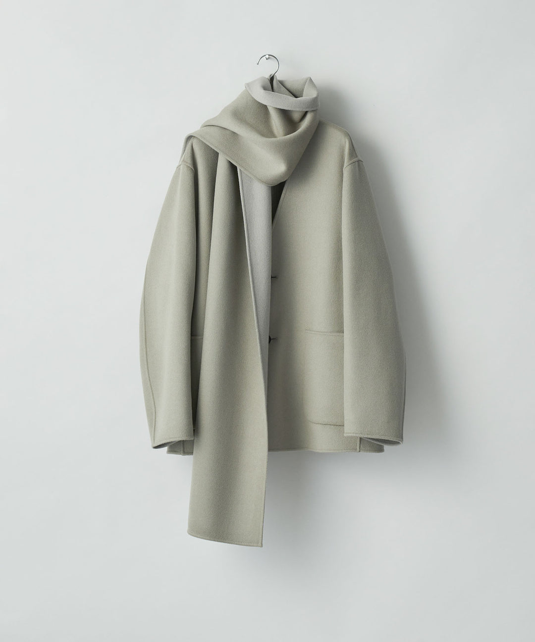ssstein(シュタイン)のWOOL CASHMERE BEAVER REVERSIBLE STOLE JACKET - TAUPE GREYの公式通販サイトsession福岡セレクトショップ