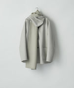 画像をギャラリービューアに読み込む, ssstein(シュタイン)のWOOL CASHMERE BEAVER REVERSIBLE STOLE JACKET - TAUPE GREYの公式通販サイトsession福岡セレクトショップ
