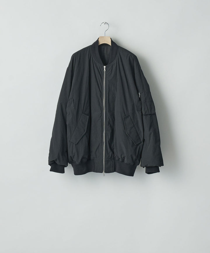 ssstein(シュタイン)のWINDPROOF NYLON OVERSIZED FLIGHT JACKET - BLACKの公式通販サイトsession福岡セレクトショップ