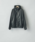 画像をギャラリービューアに読み込む, ssstein(シュタイン)のLEATHER HOODED SHORT JACKET - BLACKの公式通販サイトsession福岡セレクトショップ
