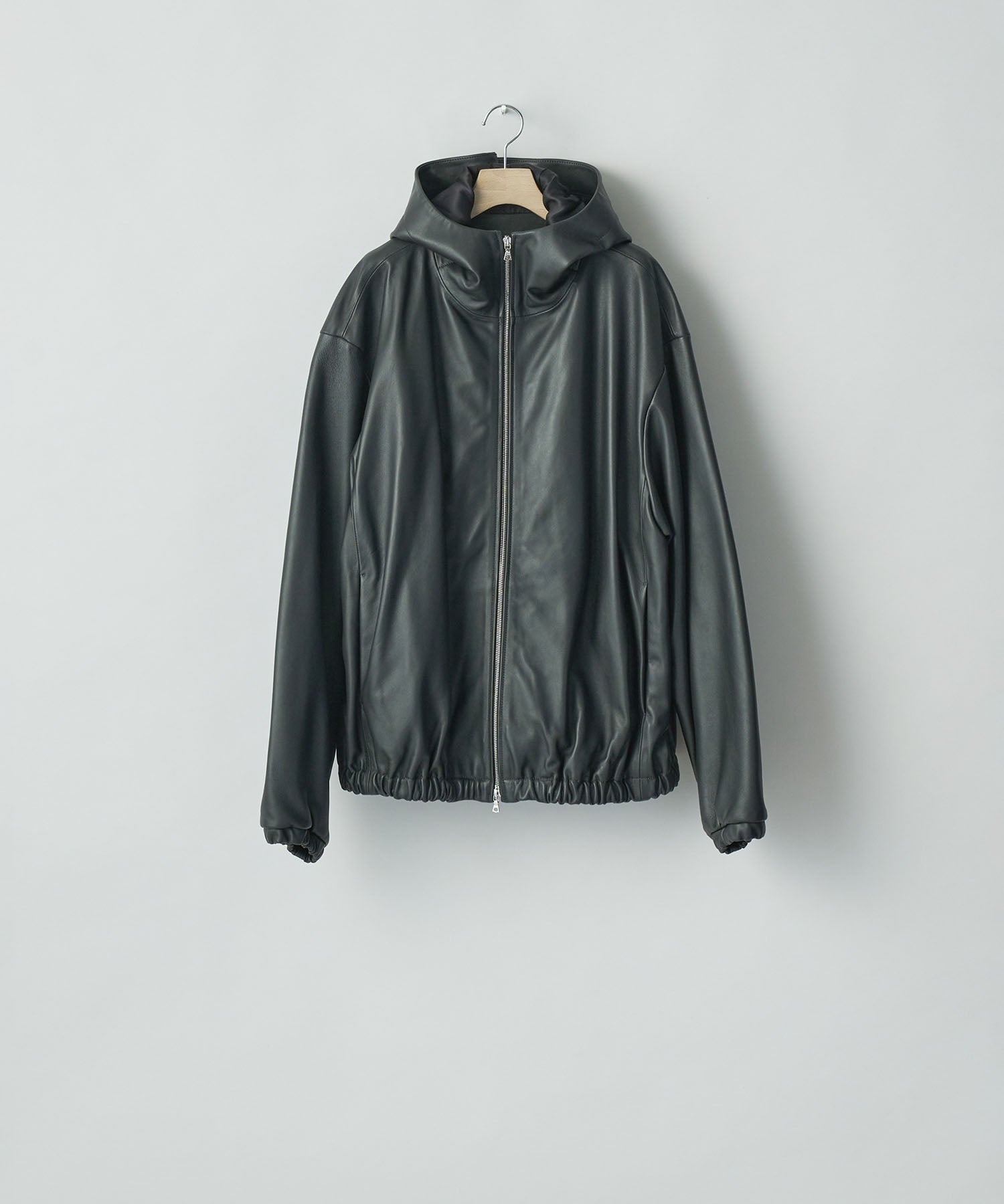 ssstein(シュタイン)のLEATHER HOODED SHORT JACKET - DARK CHARCOALの公式通販サイトsession福岡セレクトショップ
