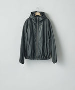 画像をギャラリービューアに読み込む, ssstein(シュタイン)のLEATHER HOODED SHORT JACKET - DARK CHARCOALの公式通販サイトsession福岡セレクトショップ

