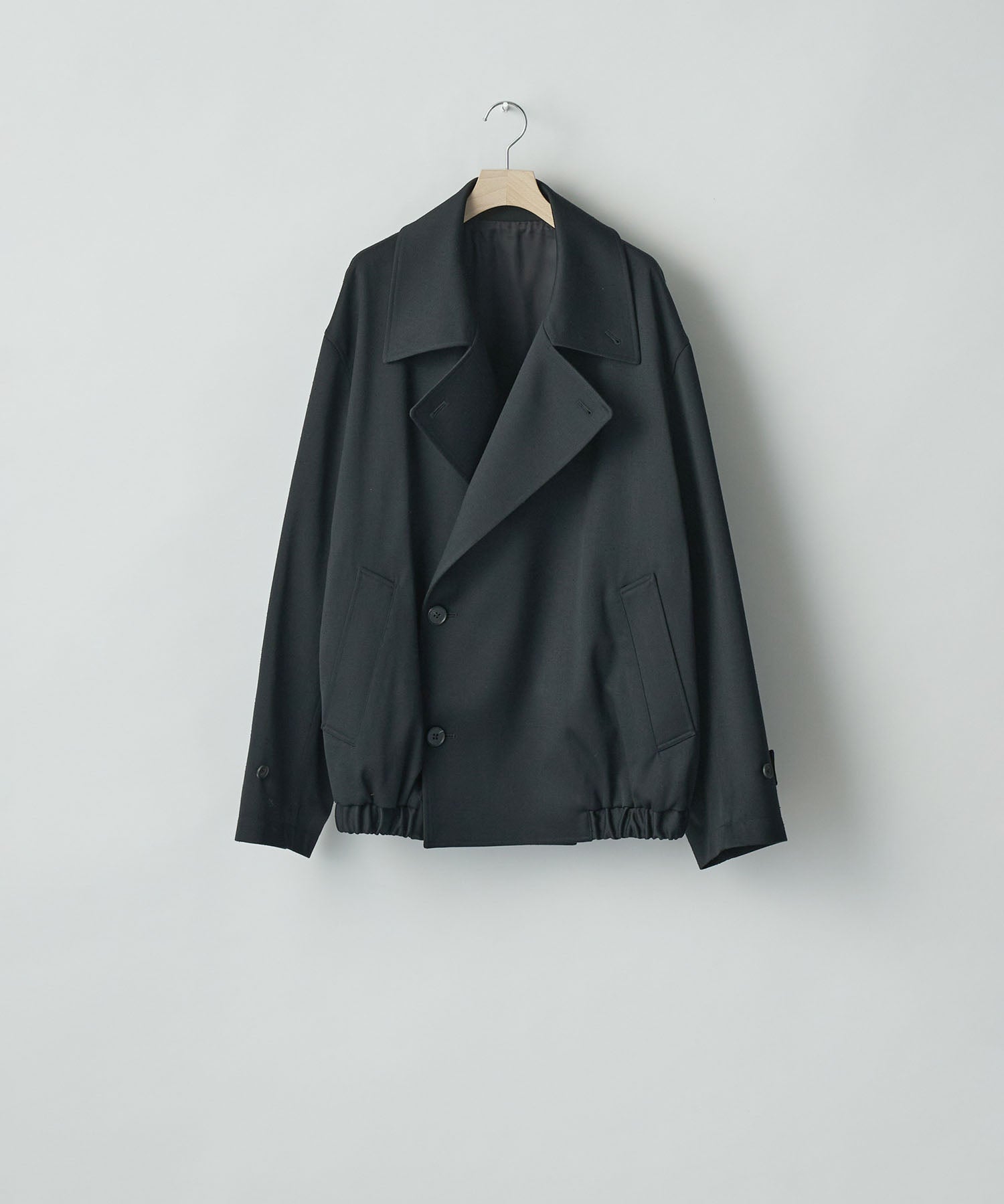 ssstein(シュタイン)のW/SI SATIN OVERSIZED DOUBLE BREAST BLOUSON - BLACKの公式通販サイトsession福岡セレクトショップ