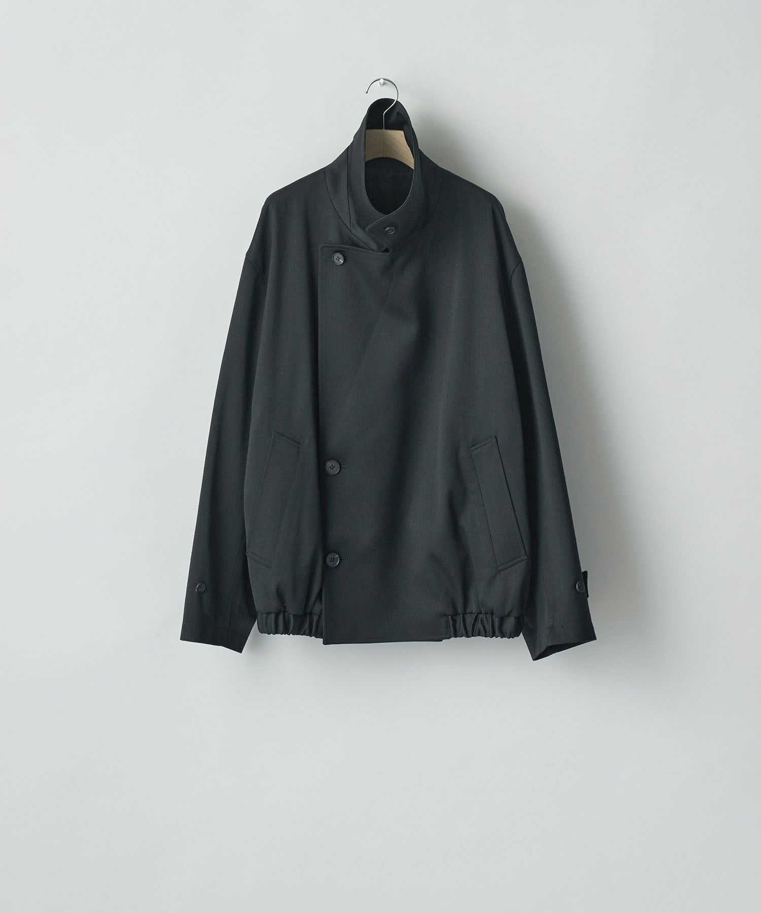 ssstein(シュタイン)のW/SI SATIN OVERSIZED DOUBLE BREAST BLOUSON - BLACKの公式通販サイトsession福岡セレクトショップ