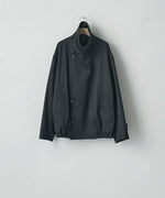 画像をギャラリービューアに読み込む, ssstein(シュタイン)のW/SI SATIN OVERSIZED DOUBLE BREAST BLOUSON - BLACKの公式通販サイトsession福岡セレクトショップ
