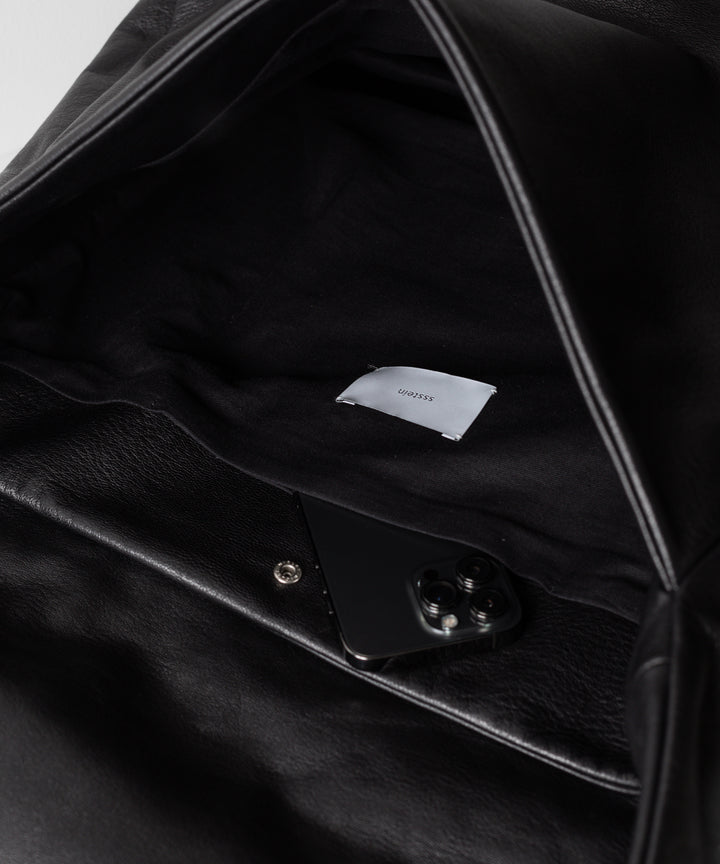 ssstein(シュタイン)の24AWコレクション SHEEP FUR FLAP SHOULDER BAG - BLACKxBLACK 公式通販サイトsession福岡セレクトショップ