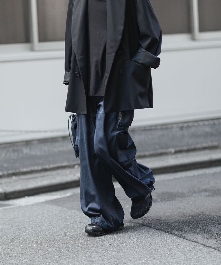 ANTHEM A-アンセムエーのSATIN MILITARY EASY PANTSのNAVY公式通販サイトsession福岡セレクトショップ 