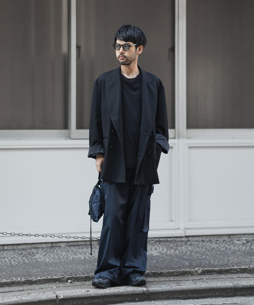 ANTHEM A-アンセムエーのSATIN MILITARY EASY PANTSのNAVY公式通販サイトsession福岡セレクトショップ 