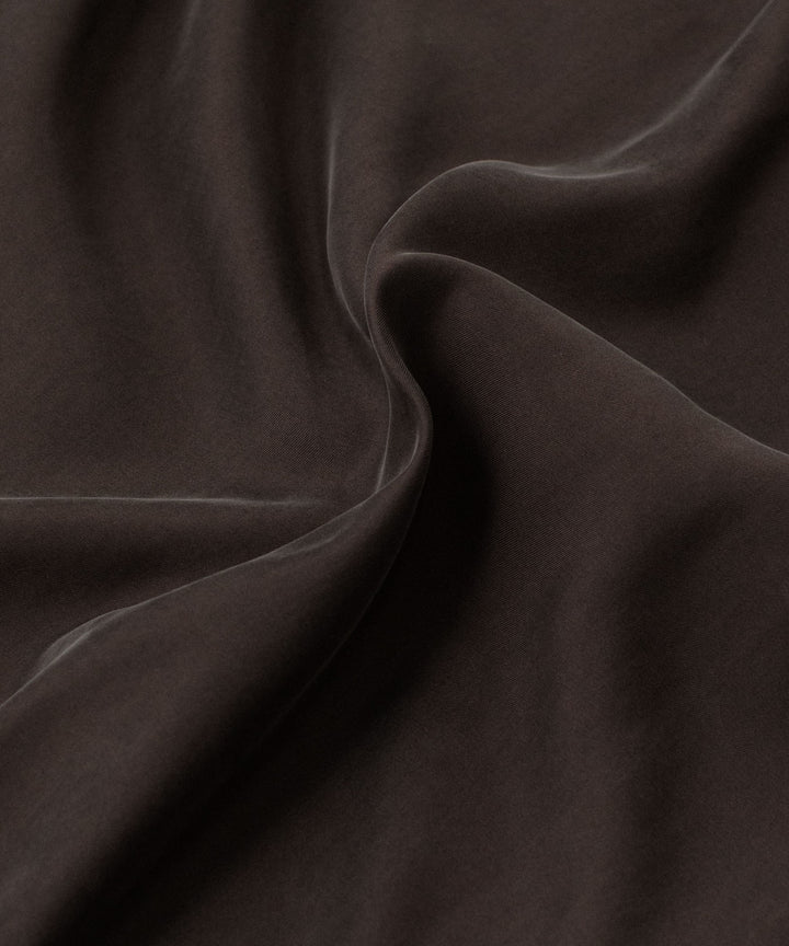 ssstein(シュタイン)のCUPRO TWILL OVERSIZED LS SHIRT - DARK BROWNの公式通販サイトsession福岡セレクトショップ