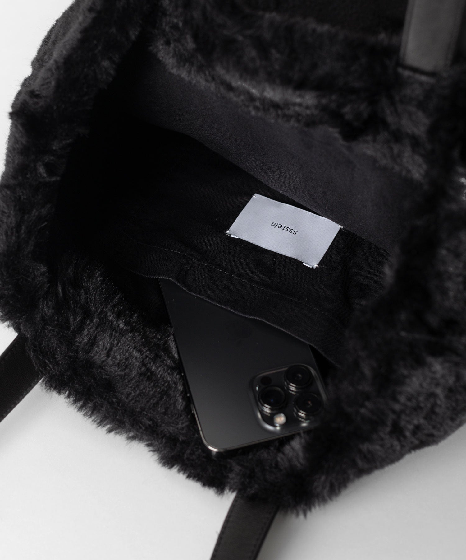 ssstein(シュタイン)の24AWコレクション ACRYLIC FUR TOTE BAG - BLACK 公式通販サイトsession福岡セレクトショップ