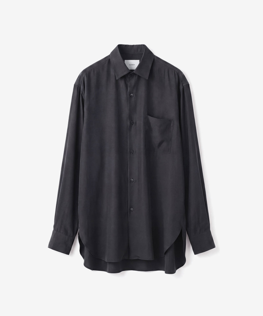 ssstein(シュタイン)のCUPRO TWILL OVERSIZED LS SHIRT - BLACKの公式通販サイトsession福岡セレクトショップ
