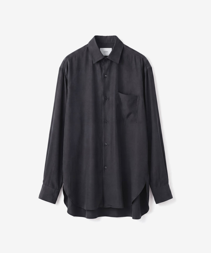 ssstein(シュタイン)のCUPRO TWILL OVERSIZED LS SHIRT - BLACKの公式通販サイトsession福岡セレクトショップ