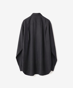 ぺぺ樣 專用 ssstein / シュタイン】CUPRO TWILL OVERSIZED LS SHIRT - BLACK