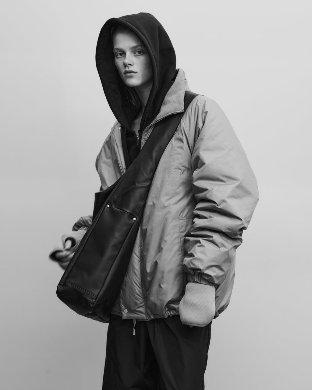stein(シュタイン)の24SSコレクションPADDED BLOUSONのGREY公式通販サイトsession福岡セレクトショップ