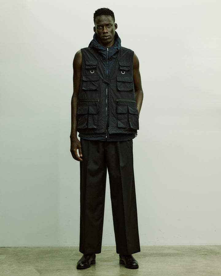 stein(シュタイン)の24SSコレクションOVERSIZED MULTI POCKET VESTのBLACK公式通販サイトsession福岡セレクトショップ
