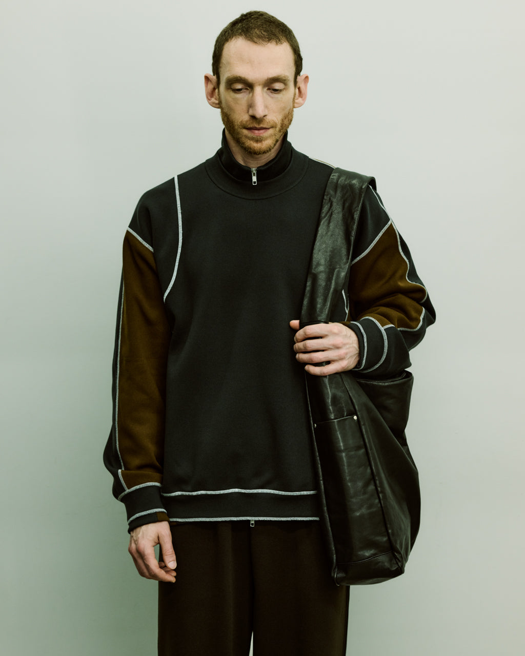 stein(シュタイン)の24SSコレクションSHOULDER BAGのBLACK(LEATHER) 公式通販サイトsession福岡セレクトショップ