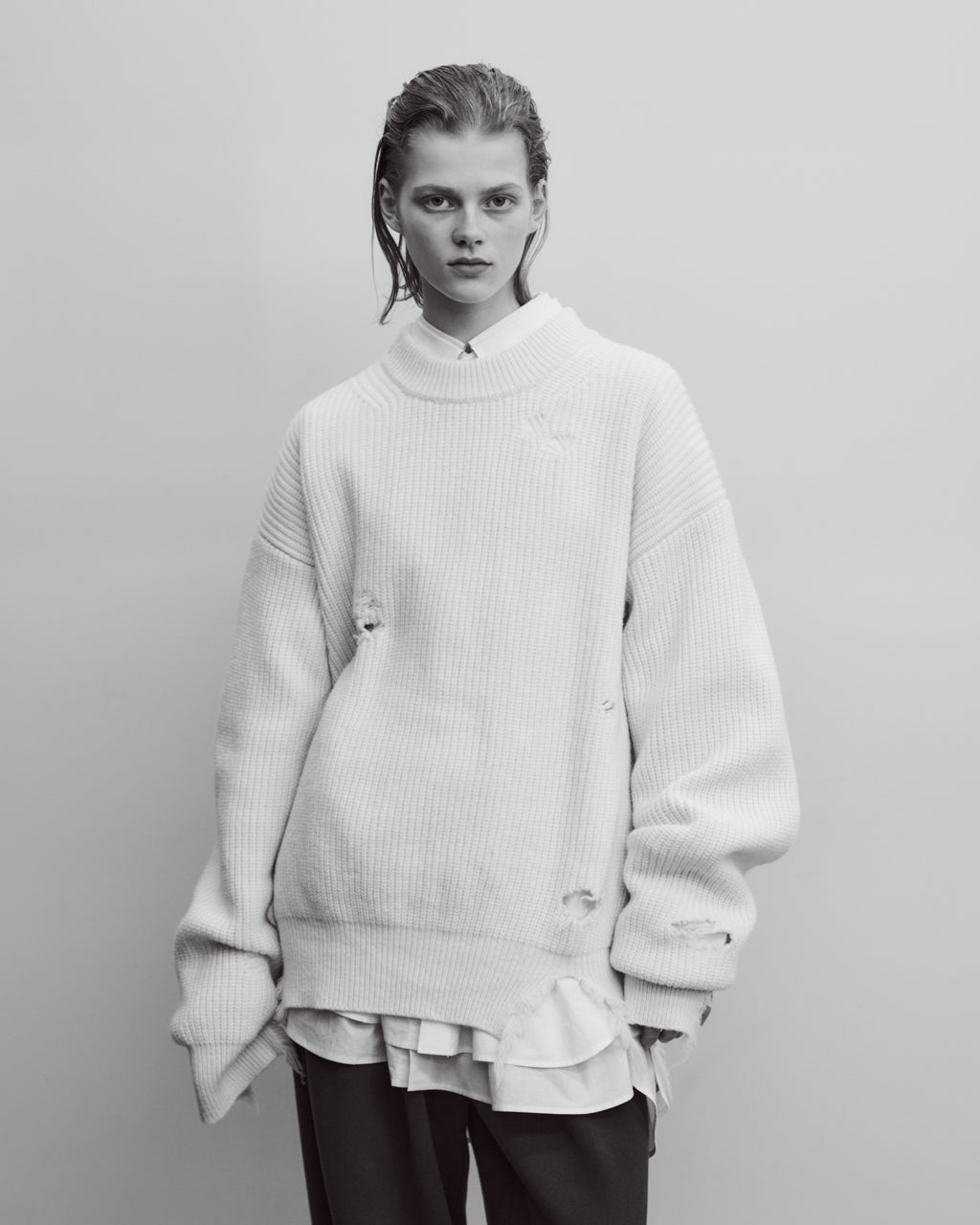stein(シュタイン)の24SSコレクションMILLED DAMAGE KNIT LSのOFF 公式通販サイトsession福岡セレクトショップ