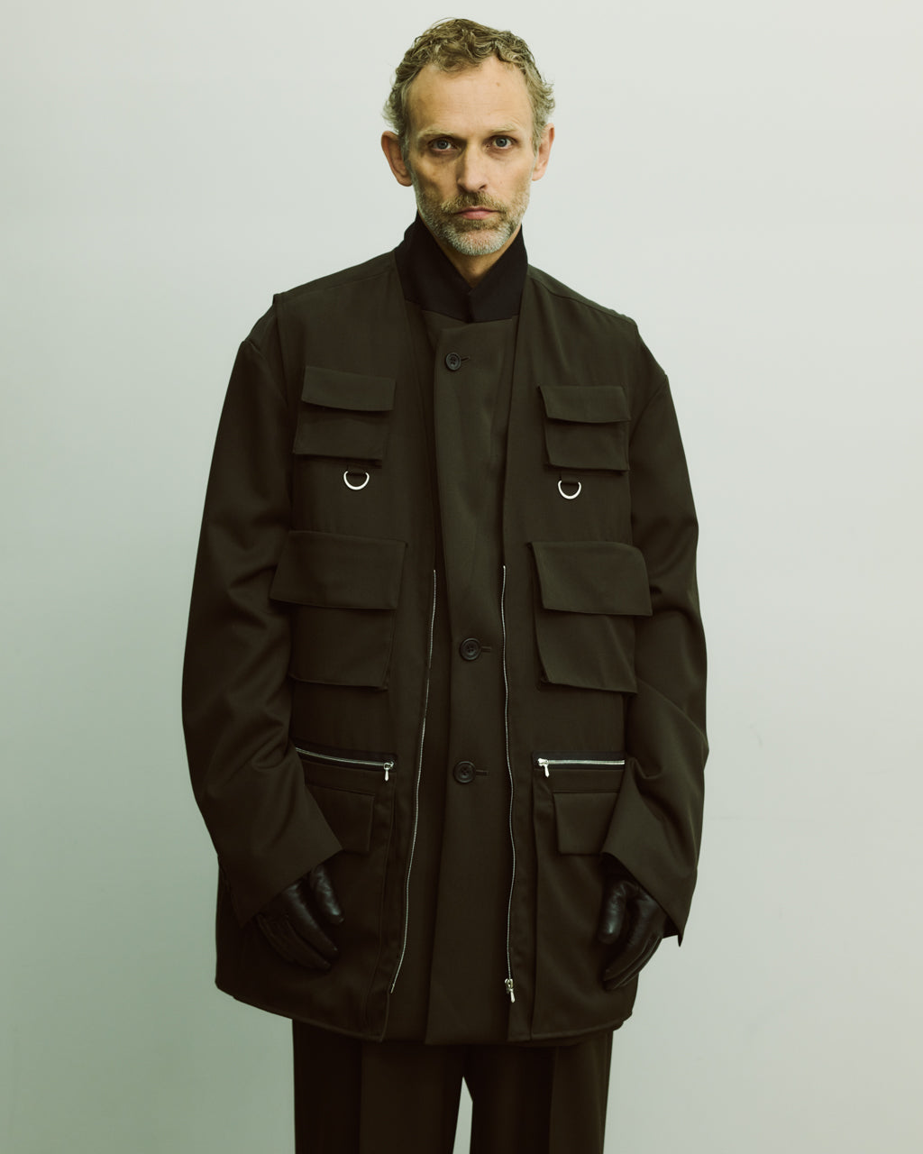 stein(シュタイン)の24SSコレクションOVERSIZED MULTI POCKET VESTのMILITARY KHAKI sessionセッション福岡セレクトショップ  公式通販サイト