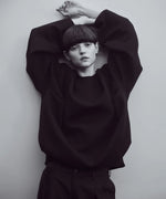 画像をギャラリービューアに読み込む, ssstein(シュタイン)のOVERSIZED DOUBLE KNIT REVERSIBLE LS - BLACK×BLACKの公式通販サイトsession福岡セレクトショップ
