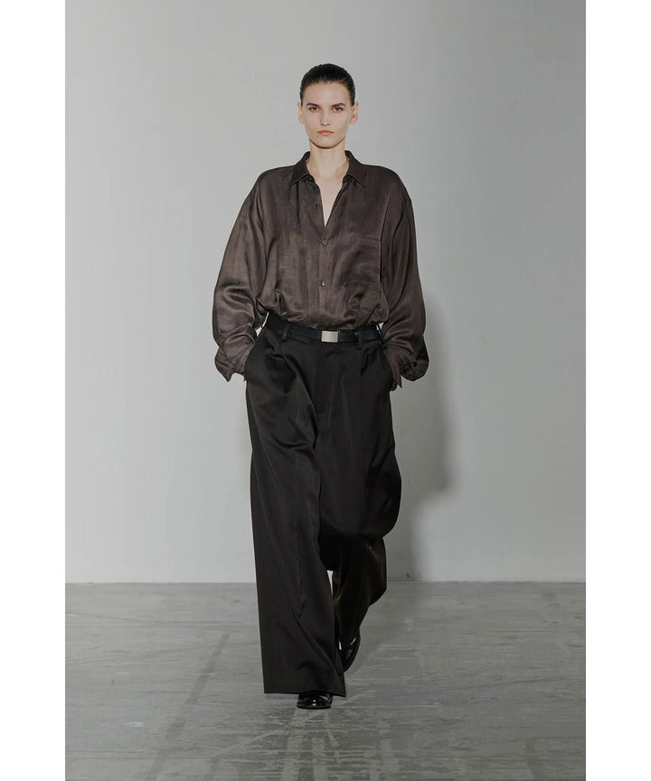 ssstein(シュタイン)のVIS/LI TWILL OVERSIZED LS SHIRT - KHAKIの公式通販サイトsession福岡セレクトショップ
