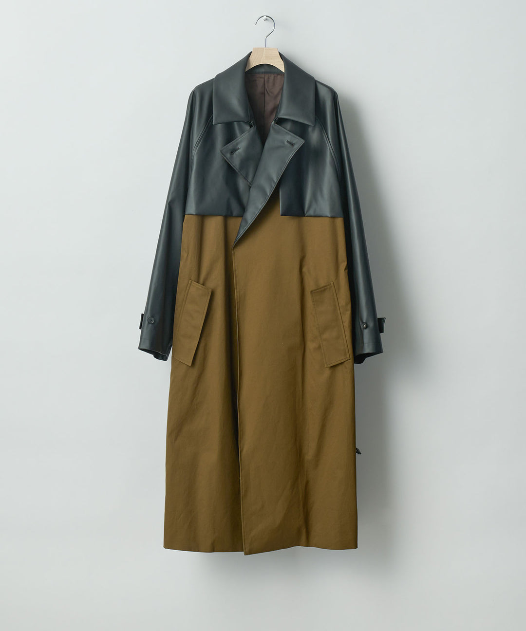 stein(シュタイン)の24SSコレクションCONTRAST SINGLE BREASTED WIDE LAPELS COATのCAMEL