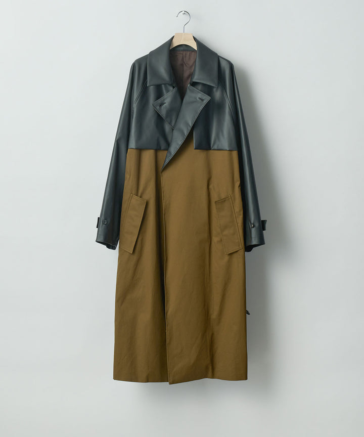 stein(シュタイン)の24SSコレクションCONTRAST SINGLE BREASTED WIDE LAPELS COATのCAMEL