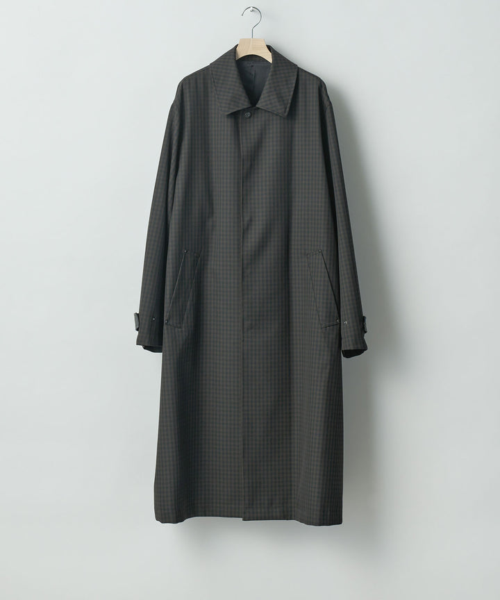 【stein】シュタイン 24SS OVERSIZED BALMACAAN COAT - GINGHAM  sessionセッション福岡セレクトショップ 公式通販サイト