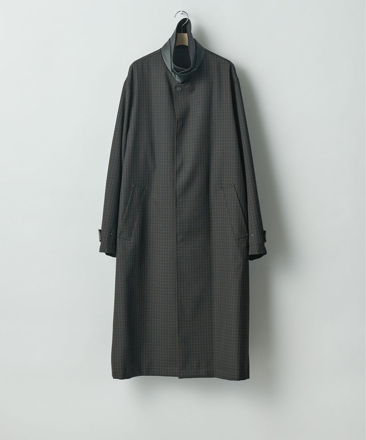 【stein】シュタイン 24SS OVERSIZED BALMACAAN COAT - GINGHAM  sessionセッション福岡セレクトショップ 公式通販サイト