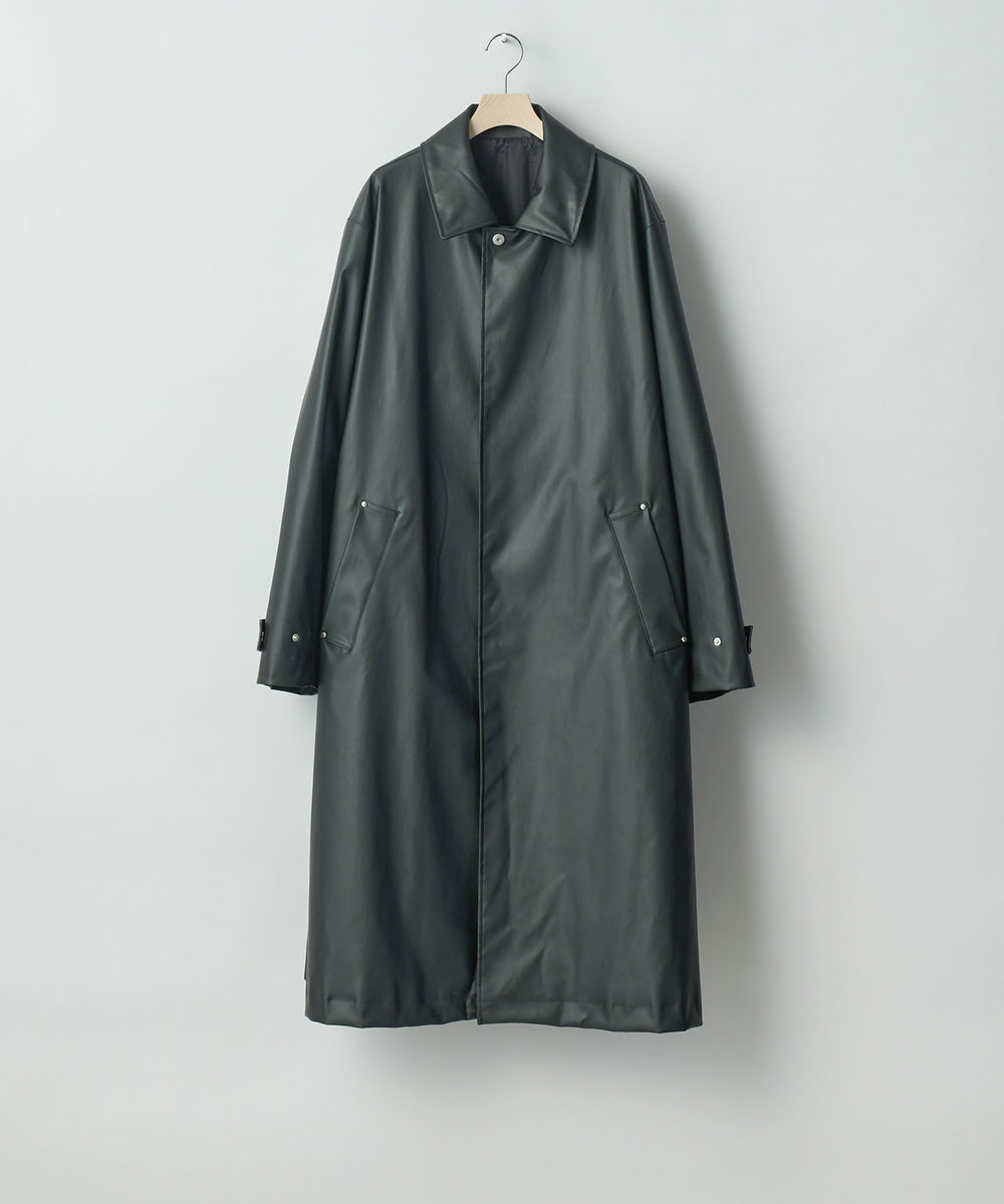stein(シュタイン)の24SSコレクションOVERSIZED BALMACAAN COATのBLACK(COATING)