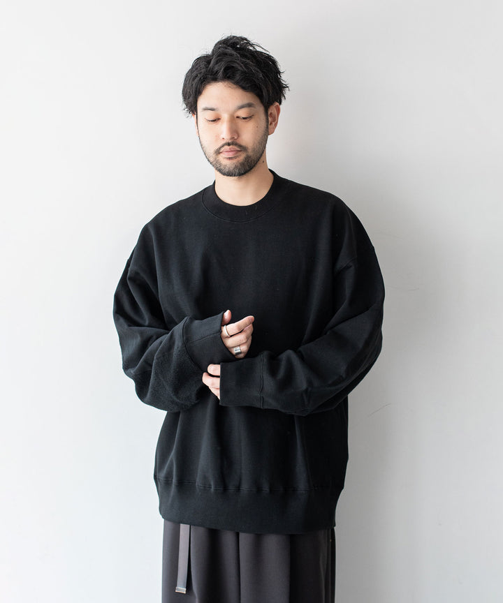 stein(シュタイン)の23AWコレクションOVERSIZED UNTWISTED YARN SWEAT LS のBLACK