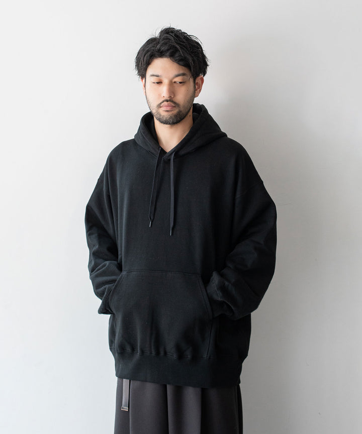 stein(シュタイン)の23AWコレクションOVERSIZED UNTWISTED YARN SWEAT HOOD LSのBLACK