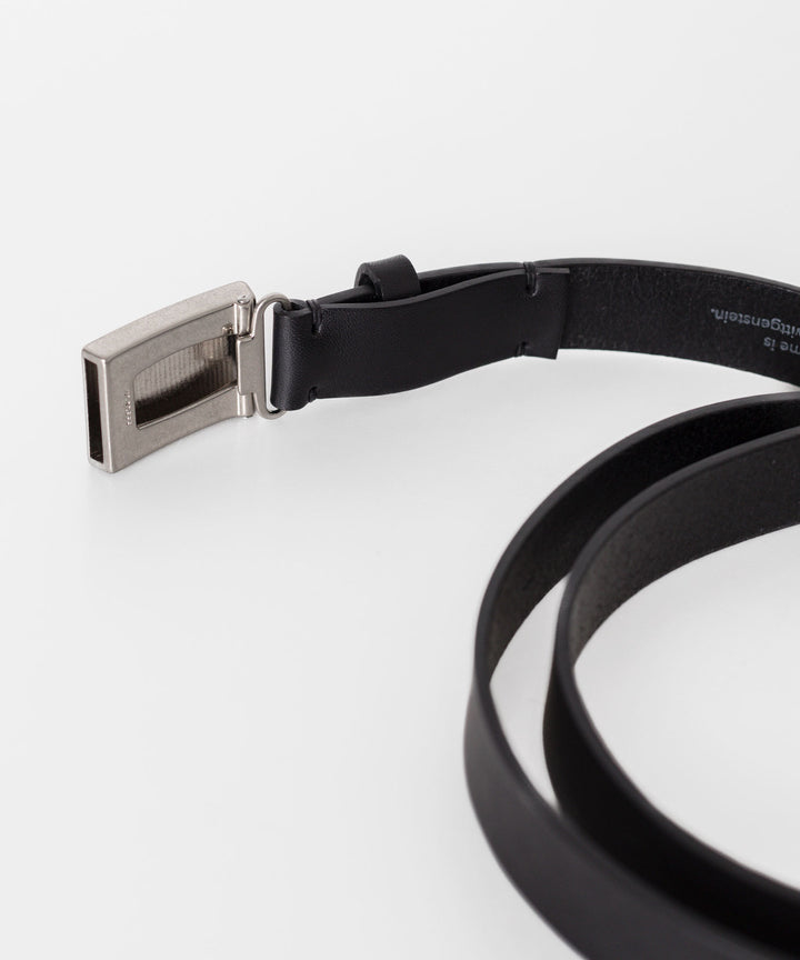 【ssstein】シュタイン 26ss LEATHER BELT ( PLAIN BUCKLE ) - BLACK sessionセッション福岡セレクトショップ 公式通販サイト