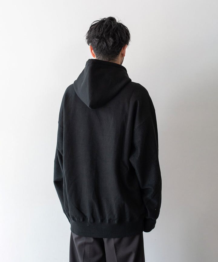 stein(シュタイン)の23AWコレクションOVERSIZED UNTWISTED YARN SWEAT HOOD LSのBLACK