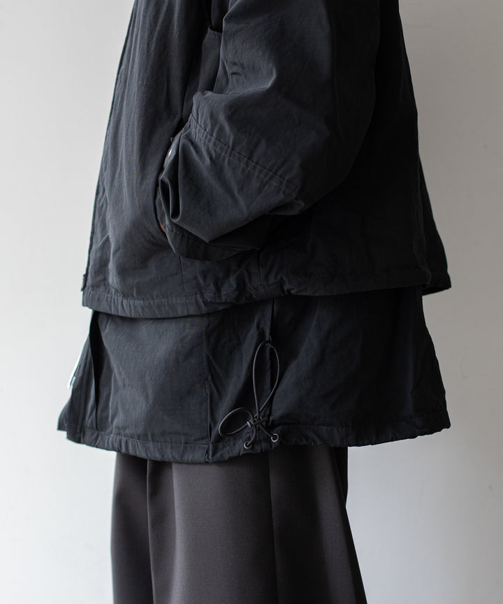 stein(シュタイン)の23AWコレクションREVERSIBLE MILITARY JACKETのBLACK