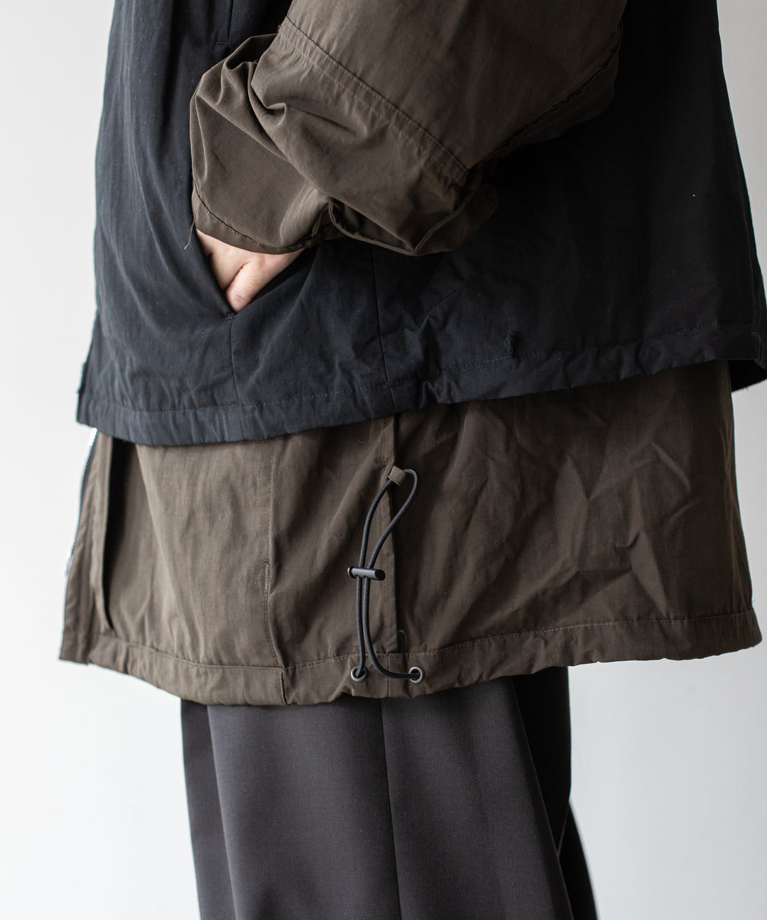 stein(シュタイン)の23AWコレクションREVERSIBLE MILITARY JACKETのMILITARY KHAKI