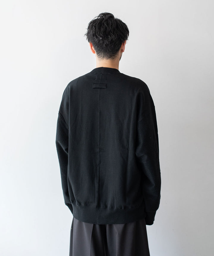 stein(シュタイン)の23AWコレクションOVERSIZED UNTWISTED YARN SWEAT LS のBLACK