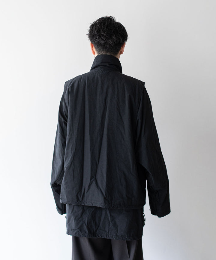 stein(シュタイン)の23AWコレクションREVERSIBLE MILITARY JACKETのBLACK