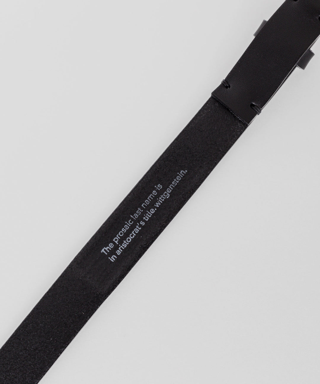 【ssstein】シュタイン 26ss LEATHER BELT ( PLAIN BUCKLE ) - BLACK sessionセッション福岡セレクトショップ 公式通販サイト