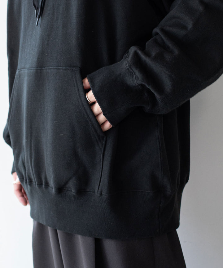 stein(シュタイン)の23AWコレクションOVERSIZED UNTWISTED YARN SWEAT HOOD LSのBLACK