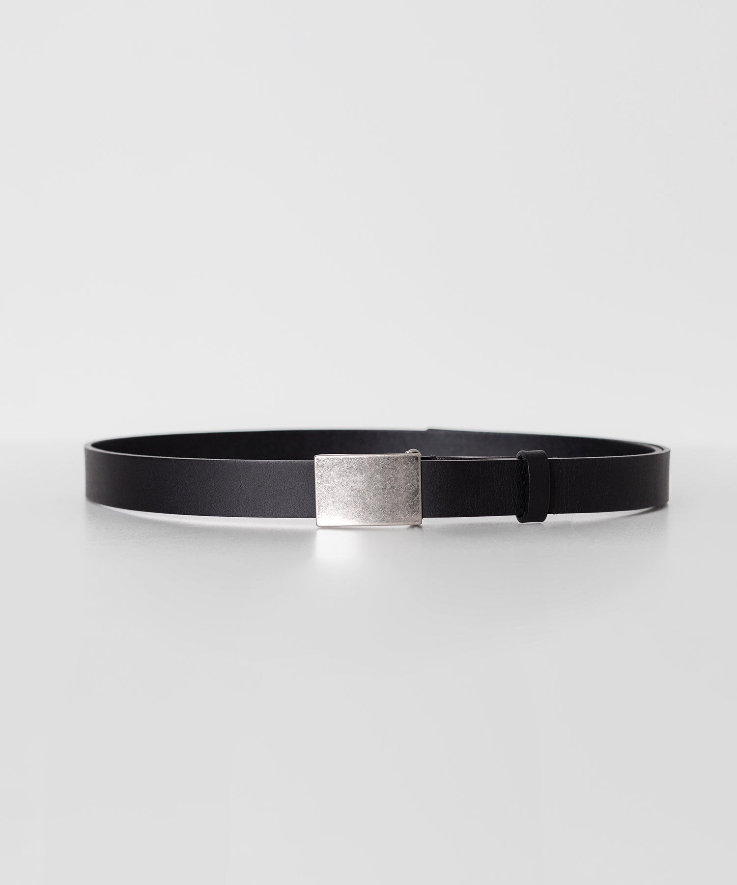 ssstein(シュタイン)の24AWコレクション LEATHER BELT (PLAIN BUCKLE) - BLACK 公式通販サイトsession福岡セレクトショップ