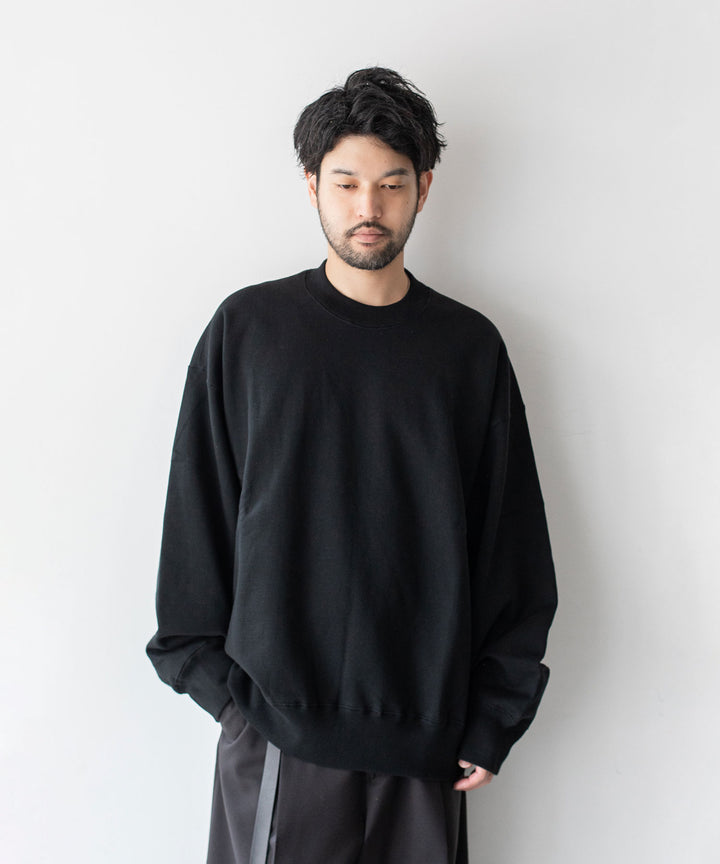 stein(シュタイン)の23AWコレクションOVERSIZED UNTWISTED YARN SWEAT LS のBLACK