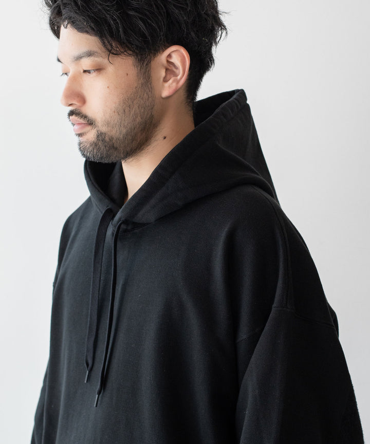 stein(シュタイン)の23AWコレクションOVERSIZED UNTWISTED YARN SWEAT HOOD LSのBLACK