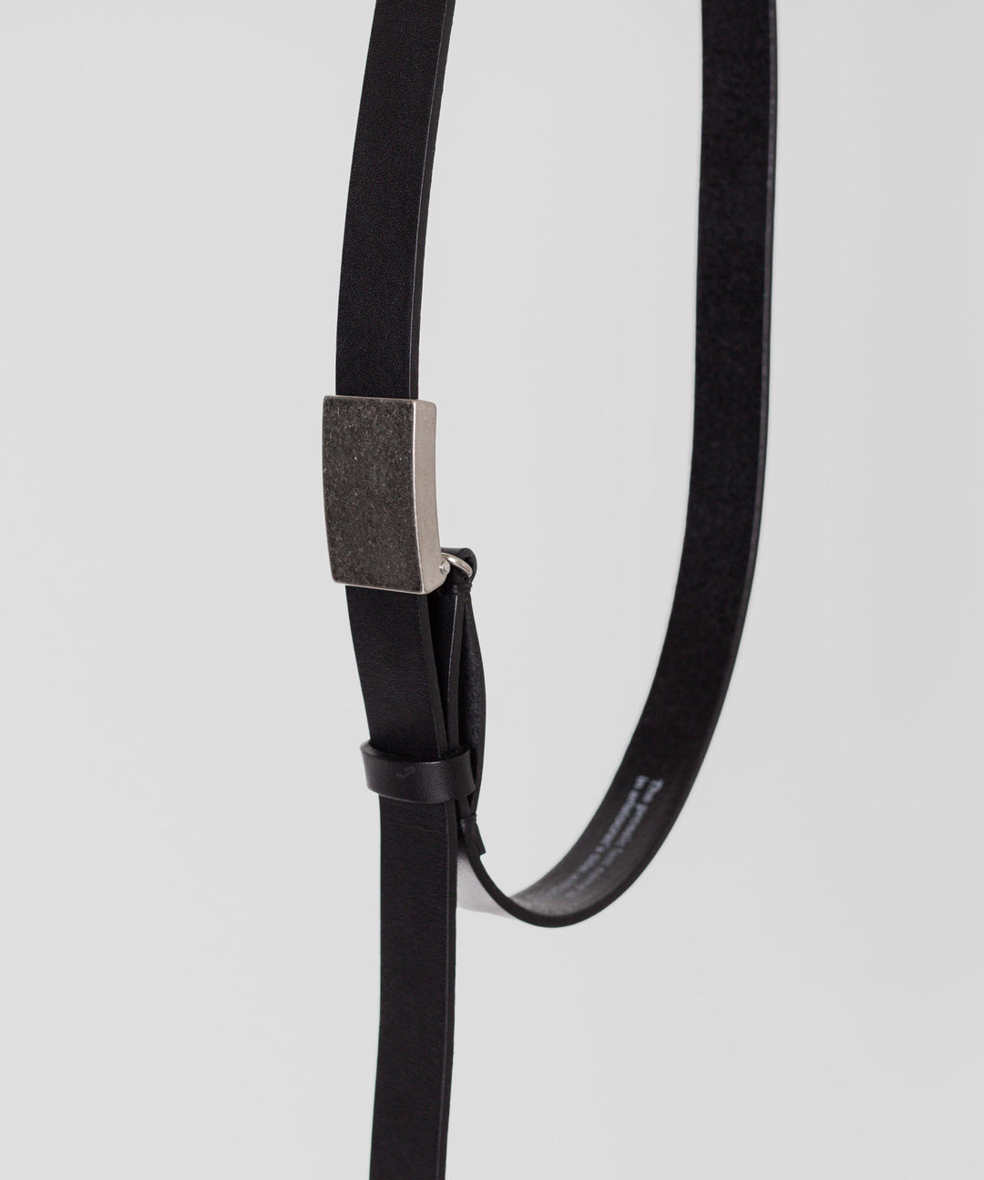 【ssstein】シュタイン 26ss LEATHER BELT ( PLAIN BUCKLE ) - BLACK sessionセッション福岡セレクトショップ 公式通販サイト