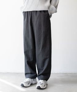 stein / シュタイン】DRAWSTRING WIDE TROUSERS - CHARCOAL | 公式通販 ...