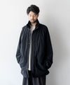 【stein】REVERSIBLE MILITARY JACKET - BLACK