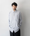 【stein】OVERSIZED STANDARD SHIRT - OFF GREY