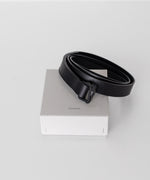 画像をギャラリービューアに読み込む, ssstein(シュタイン)の24AWコレクション LEATHER BELT(RECTANGLE BUCKLES) - BLACK 公式通販サイトsession福岡セレクトショップ
