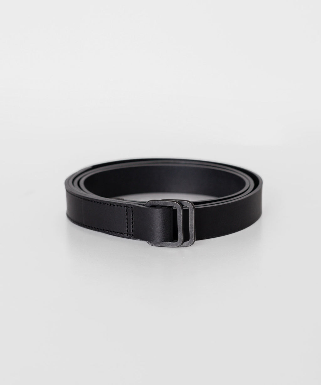 ssstein(シュタイン)の24AWコレクション LEATHER BELT(RECTANGLE BUCKLES) - BLACK 公式通販サイトsession福岡セレクトショップ